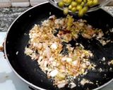 A picture of step 10 of Dhaba style matar masala.