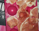 Foto del paso 1 de la receta: Bolitas de jamón rellenas