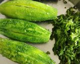 A picture of step 1 of Bharwa karela (stuffed bitterguord).