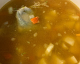 A picture of step 3 of Parsnip, Carrot and Tarragon Soup.