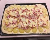 Une image de l'étape 1 de Pizza tartiflette.