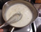 A picture of step 5 of Vanilla Bean Cream Sauce.
