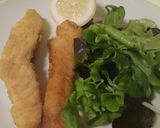 A picture of step 3 of Pan fried breaded salmon.