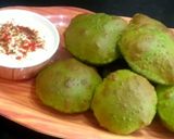 पालक की पूरी (Palak ki puri recipe in Hindi) रेसिपी चरण 3 फोटो