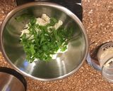 A picture of step 3 of Skillet Pizza with Crab for one.