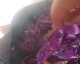 Foto del paso 6 de la receta: Guiso de Col morado con carne vegetariano o vegano