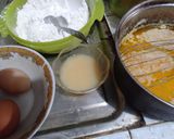 Foto langkah ke 4 dari resep Bolu Sarang Semut Pandan.