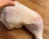A picture of step 1 of Hainanese Chicken with Yellow Rice.