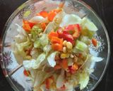 A picture of step 2 of Veg corn salad.