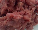 A picture of step 1 of Meat Balls.