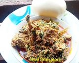 A picture of step 5 of Egusi soup.