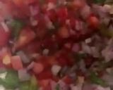 A picture of step 3 of Strawberry Tomato Salsa.