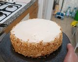 Foto del paso 26 de la receta Tarta de nata y mermelada de arándanos con conos de hojaldre