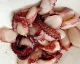 Hình bước làm 1 của món Bạch tuộc chiên giòn