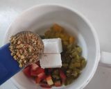 A picture of step 2 of Cucumber cups.