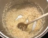 A picture of step 5 of Salmon Risotto with Prawns.