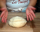 Foto del paso 6 de la receta: Pan de pita sin horno bazlama. pan hecho en sartén. pan al estilo turco