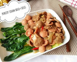 Foto langkah ke 6 dari resep Pokcoy Siram Sosis+Baso.