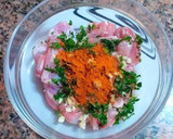 Foto del paso 8 de la receta: Churrasco de pollo al curry madrás con salsa a las dos pimientas