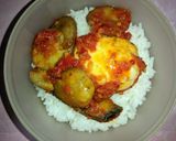 Foto langkah ke 7 dari resep Nasi Tungkuih Daun Khas Minang.