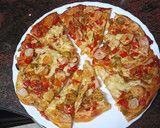 Foto del paso 6 de la receta: Pizza de pulpo, palitos de cangrejo y verdura