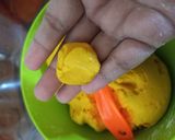 Foto langkah ke 3 dari resep Biji Salak Labu Kuning.