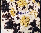 A picture of step 2 of Choco walnut cake in microwave ready in 4 minutes.