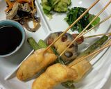 A picture of step 8 of Vegetable-Focused Kushikatsu (Japanese Skewered Cutlets).