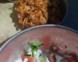 A picture of step 1 of White salan, bihari salan.