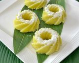 صورة لخطوة 10 من وصفة كيك بجوز الهند والباندان 🥥💚