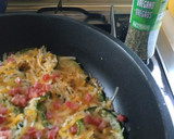 Foto del paso 4 de la receta: "Pizza" con base de calabacín 🤤