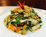 Hình bước làm 11 của món Gỏi củ hũ dừa và đậu hũ. Hiếm ai hay đây là món ăn thực dưỡng