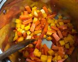 Foto del paso 4 de la receta: Guiso de verduras con zapallo y orejas de palo