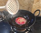 A picture of step 7 of Pinwheel Beetroot Pulp Poori.
