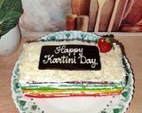 Foto langkah ke 9 dari resep Rainbow Cake.