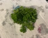 A picture of step 6 of Brown Rice with Vegetable Broth and Parsley.