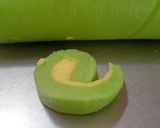 Foto langkah ke 9 dari resep Bolu Gulung Roti Tawar Pandan.