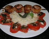 A picture of step 6 of Grilled Scallops, Wrapped in Bacon.