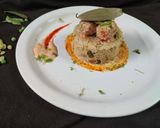 A picture of step 8 of Dahi panner kofta curry with hyacinth pulav.