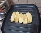 Foto langkah ke 2 dari resep Pisang Panggang Coklat.