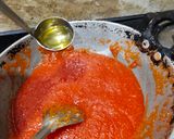 A picture of step 4 of Rava Kesri Halwa Kesri Bath.