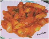 A picture of step 13 of Tteokbokki (Korean Spicy Rice Cake).