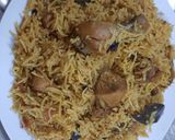 A picture of step 7 of Do piyaza chicken pulao.