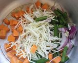 A picture of step 1 of Vegetablestew#themechallenge.