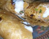 A picture of step 5 of Achari Potato Paratha Roll.
