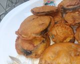 A picture of step 6 of Baingan ky Pakory.