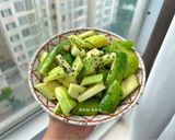 Hình bước làm 5 của món Salad Dưa Chuột Mù Tạt