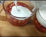 A picture of step 7 of Pomegranate jello Panna cotta dessert|| quick and easy.