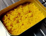 A picture of step 3 of Turmeric Butter Rice.