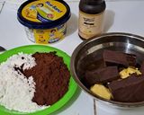 Foto langkah ke 1 dari resep Brownis fudgy premium.